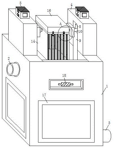 一种变压器散热器用的检查装置的制作方法
