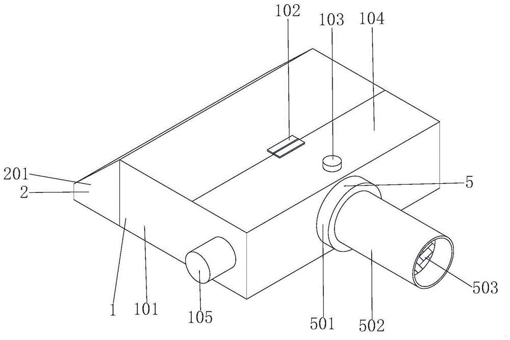 碳纤维生产加工用吸尘器的制作方法