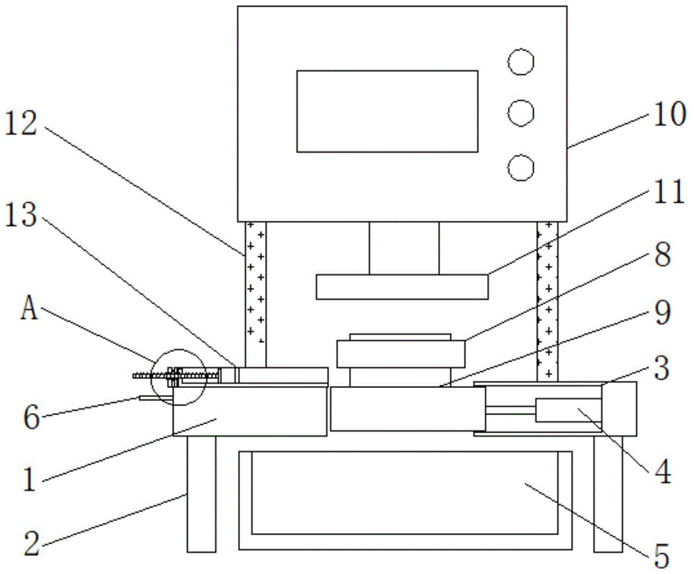 一种建筑施工用矩形混凝土砖块抗压性能自动检测装置的制作方法