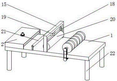 一种可调式瓦楞纸板热压贴合机置的制作方法