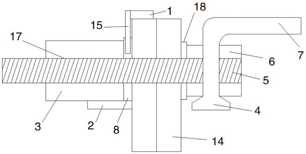 铝膜板固定栓具的制作方法