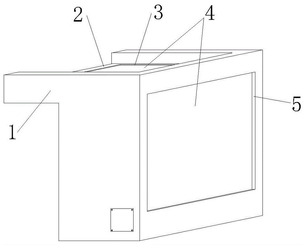 一种应用文写作用教学台