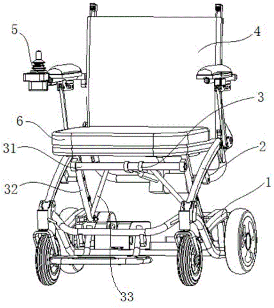一种可调节式电动轮椅的制作方法