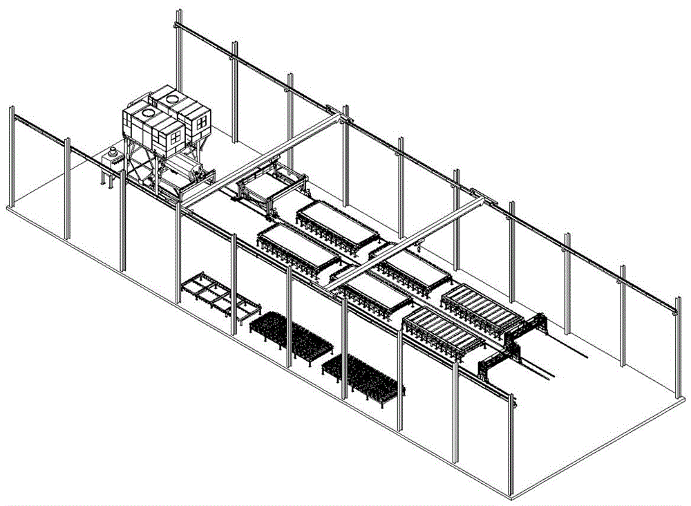 一种UHPC矮肋桥面板预制生产线及工艺方法