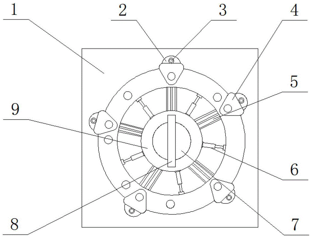 一种机械法兰支撑固定装置的制作方法