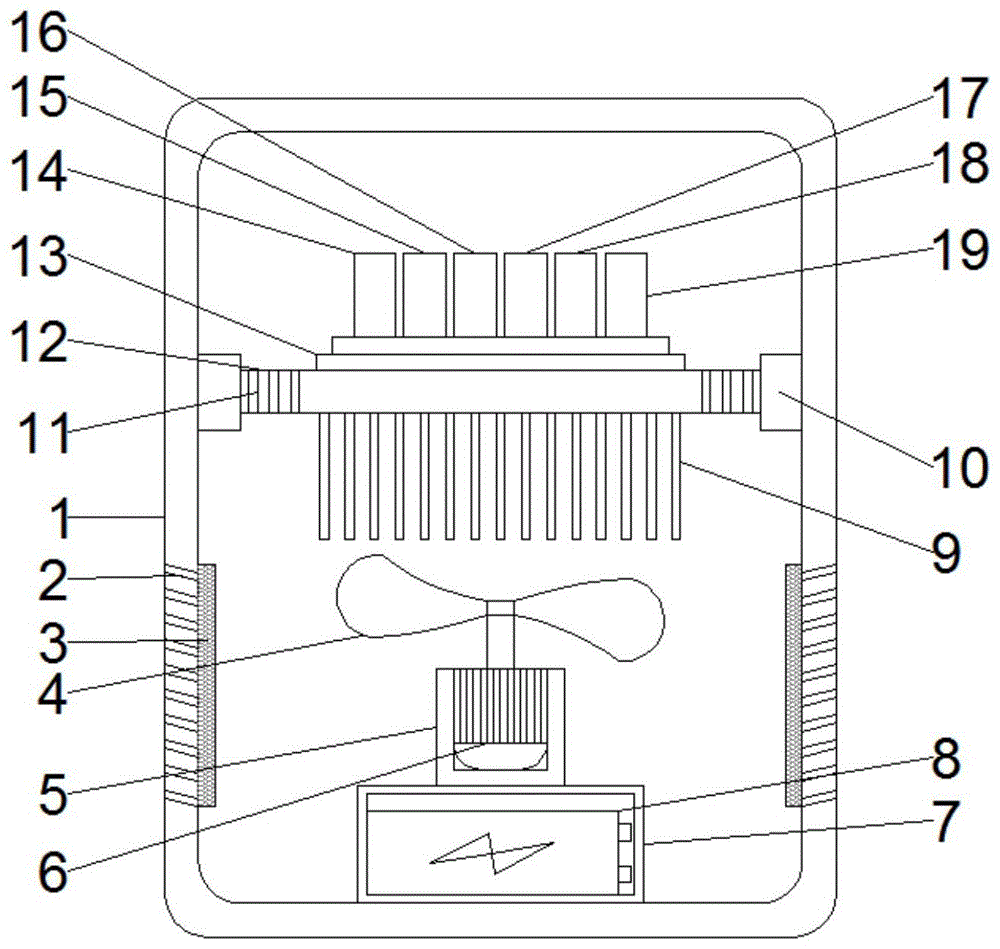 一种具有散热结构的变频器的制作方法