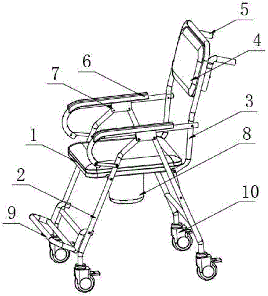 一种耐用性户外作战椅结构的制作方法