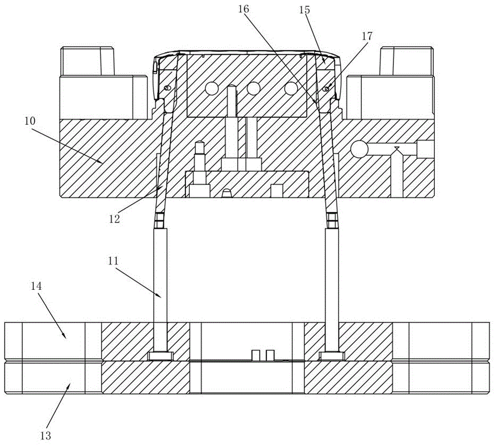 模具斜顶的防粘顶出机构的制作方法