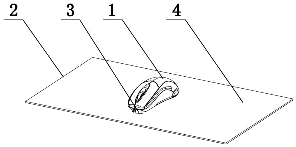 鼠标及鼠标垫组合的制作方法