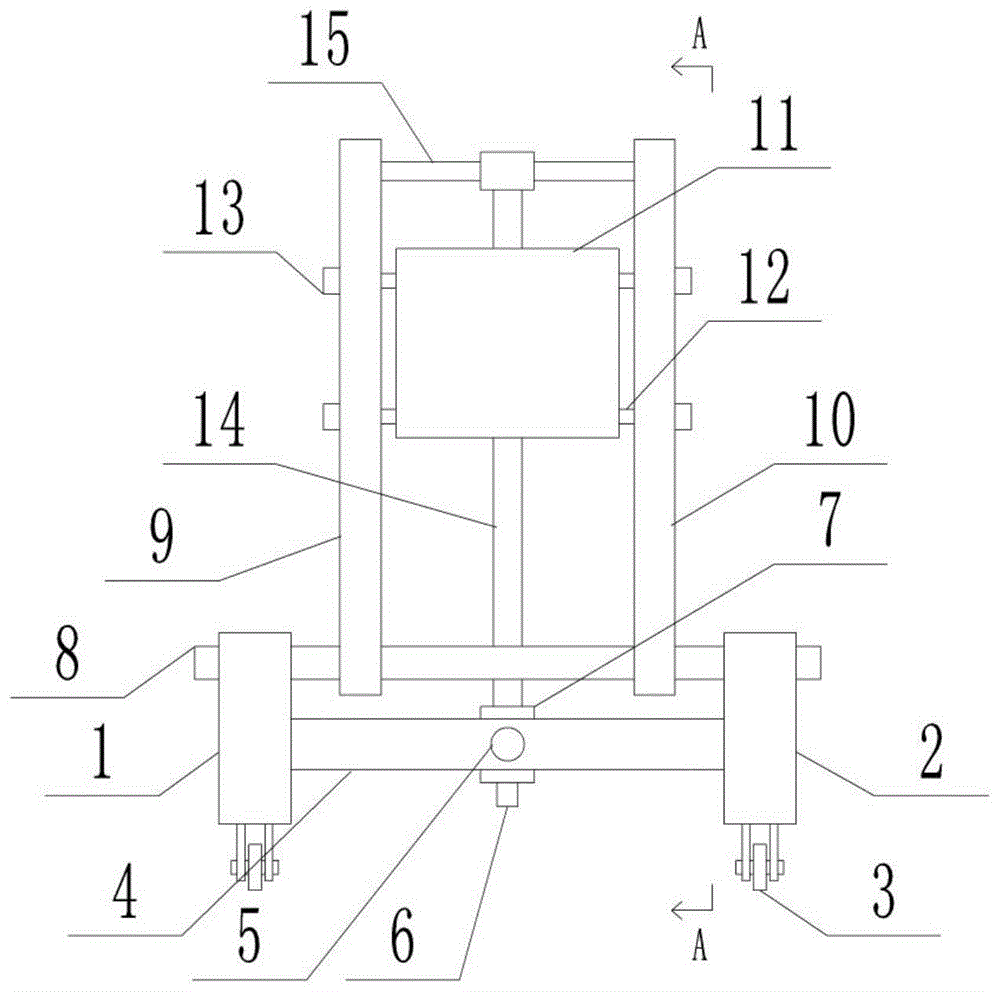 一种学生用画板架的制作方法