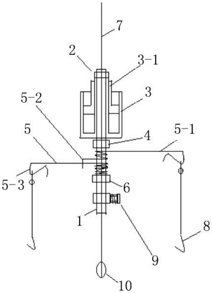 可调浮力的旋转折叠自平衡天平钓组的制作方法