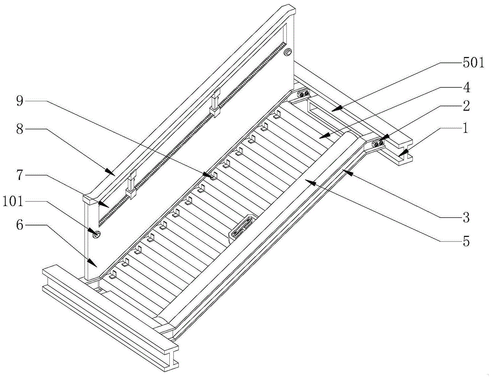 一种一体化钢结构楼梯的制作方法