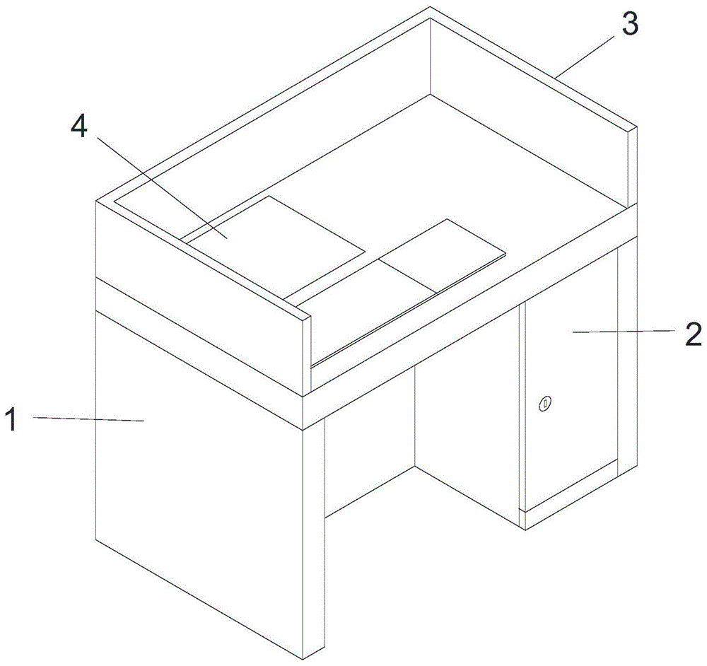 一种教学用计算机讲台的制作方法