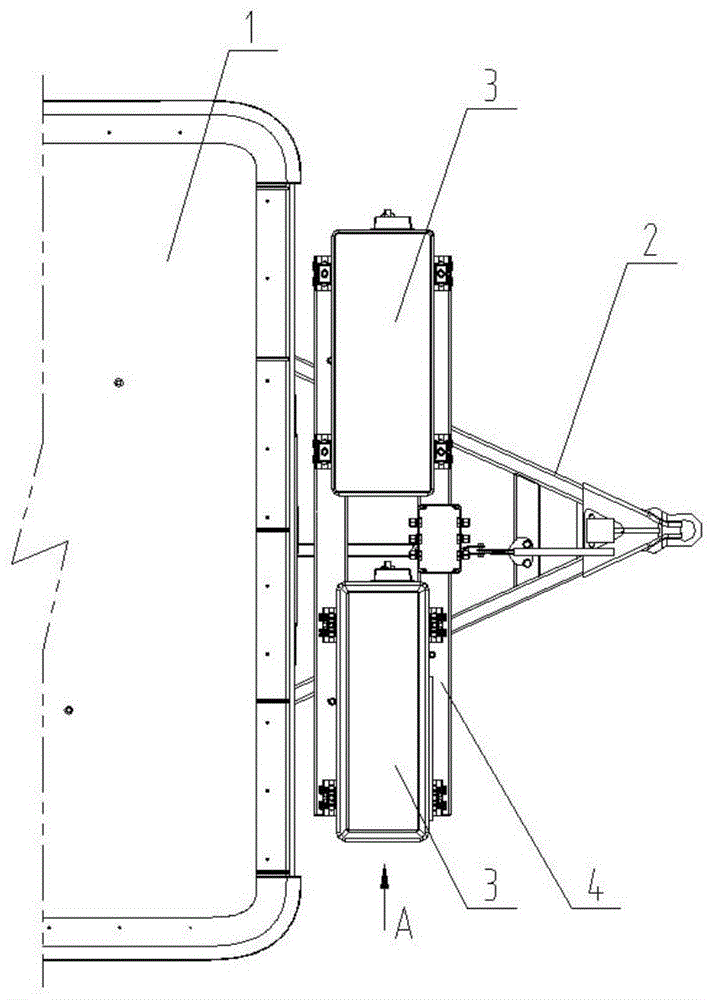 一种具有双空调外机的拖挂房车的制作方法