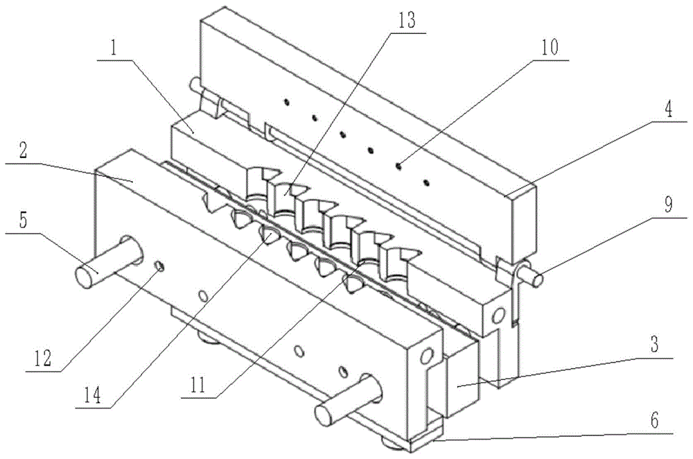 铅酸蓄电池极柱浇铸机用内螺纹极柱模具的制作方法