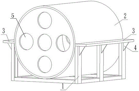 一种螺旋挤压脱水机筛板制作工装的制作方法