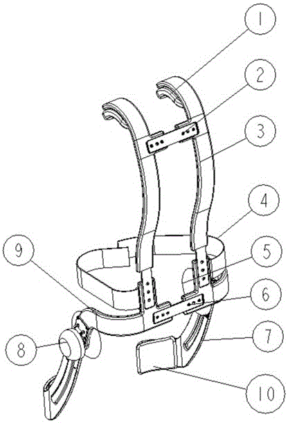 腰背弹性支撑架的制作方法