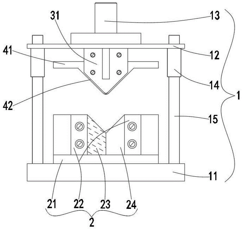 一种角钢斜切模具的制作方法