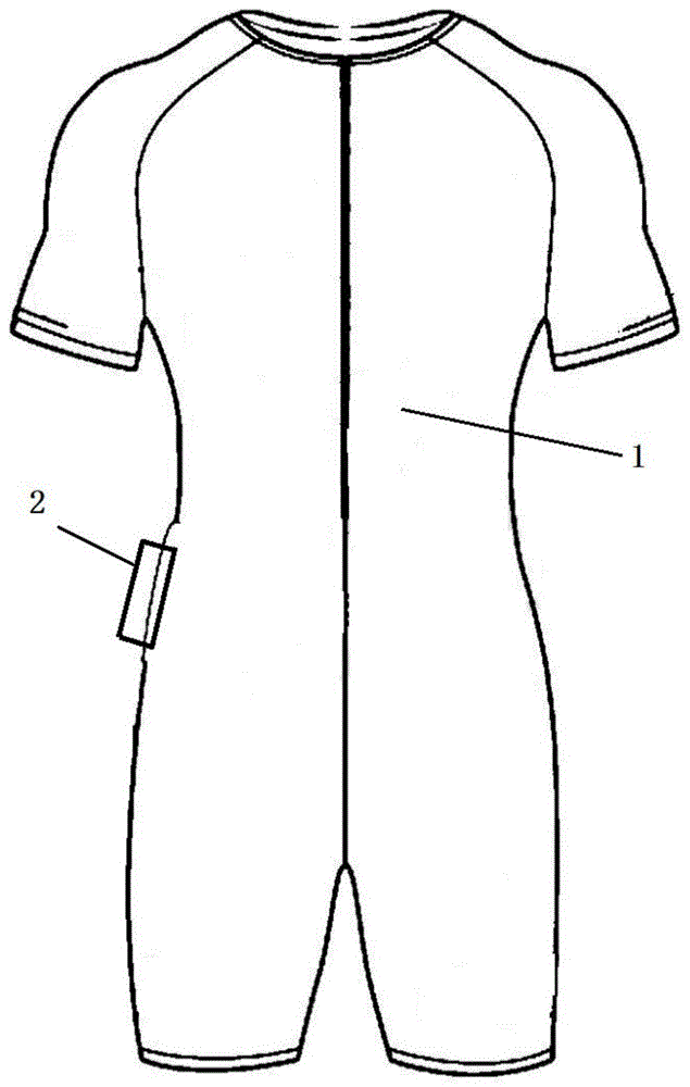 一种训练健身服装及训练健身服装系统的制作方法