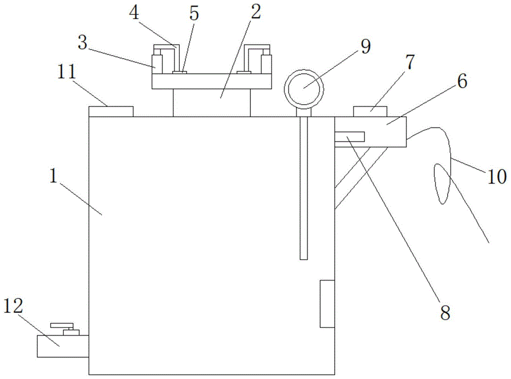 一种用于电加热器的检测工装的制作方法