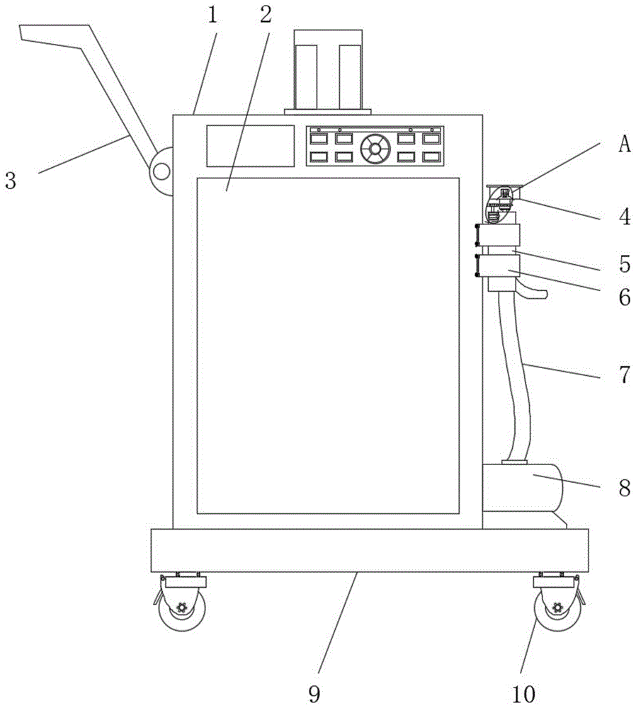 具有防喷溅机构的装配建筑用快速喷漆装置的制作方法