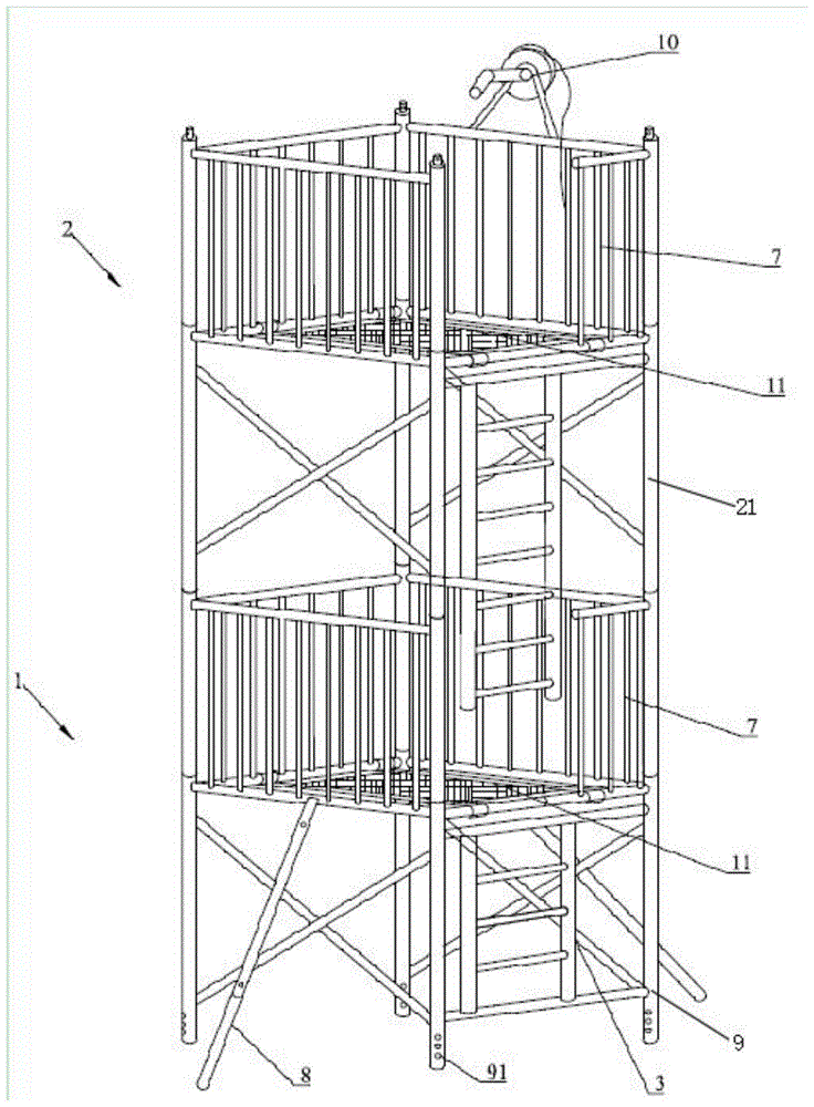 一种建筑工程脚手架的制作方法