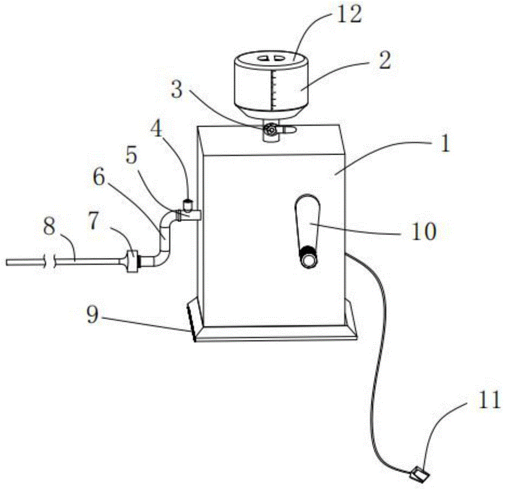 一种硫酸钡糊配制与定量灌注一体式装置的制作方法