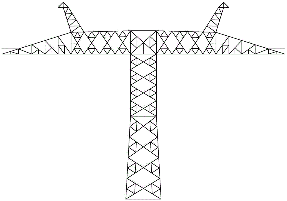 一种用于特高压直流线路的F型直线塔的制作方法
