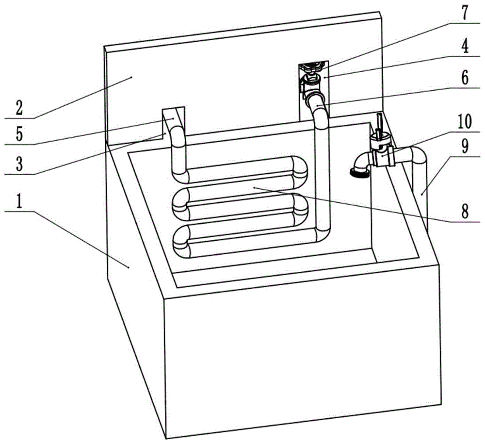 电镀用热水洗池的制作方法