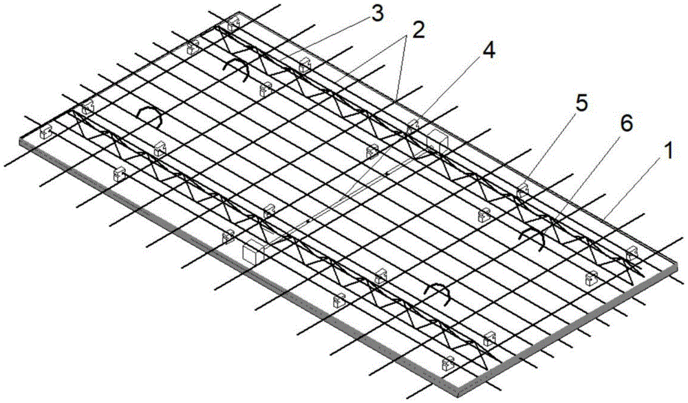 一种免拆模钢筋桁架楼承板的制作方法