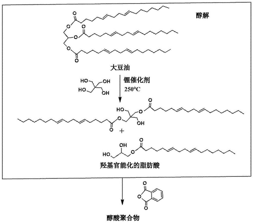 用于生产快干醇酸聚合物的含环醚和羟基的组合物及制备此类含环醚和羟基的组合物的方法与流程