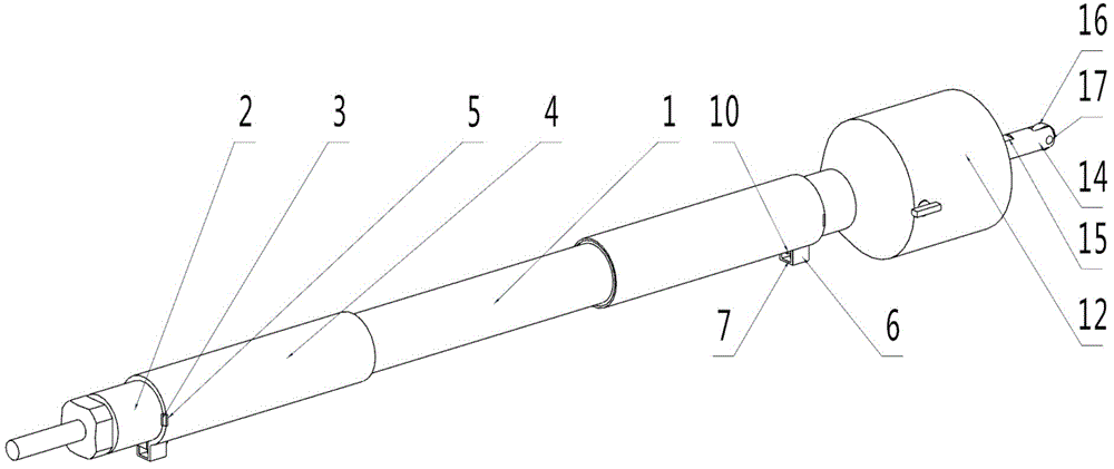 一种接长式大量程内径量具的制作方法