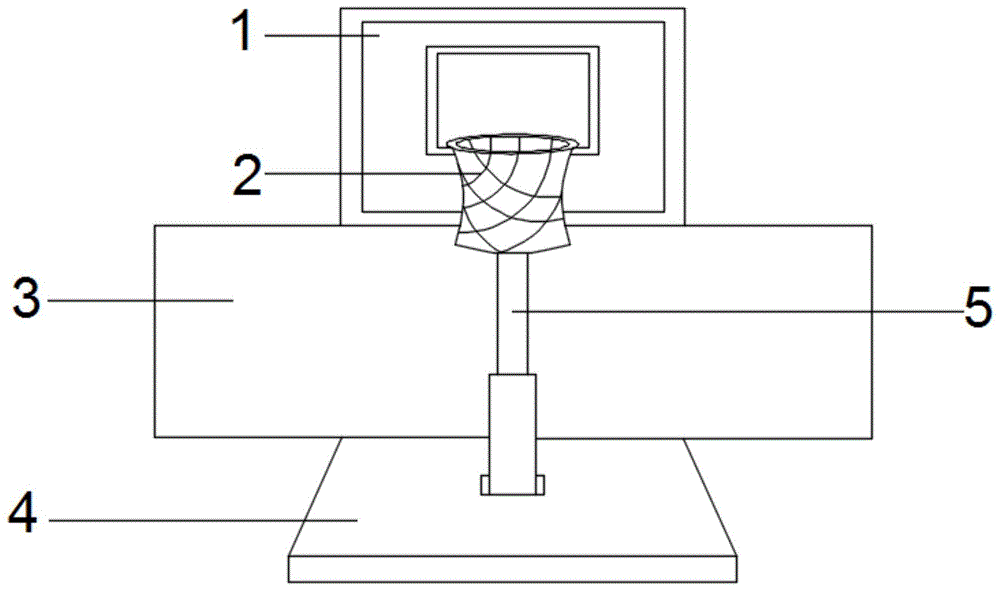 一种儿童训练用篮球支架的制作方法