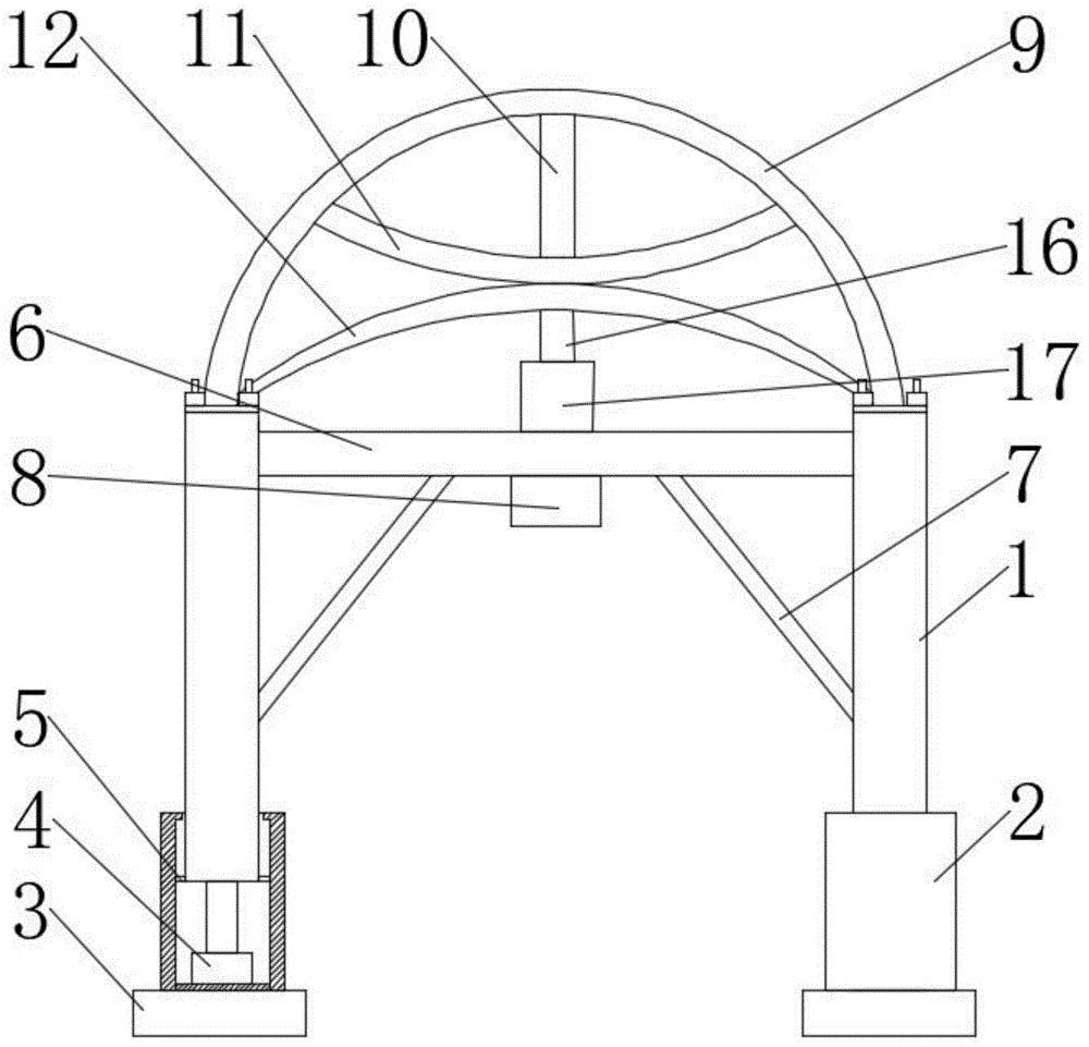 一种环向结构螺栓连接式支撑架的制作方法