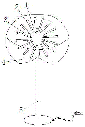 一种专用植物种子制作的室内艺术灯具