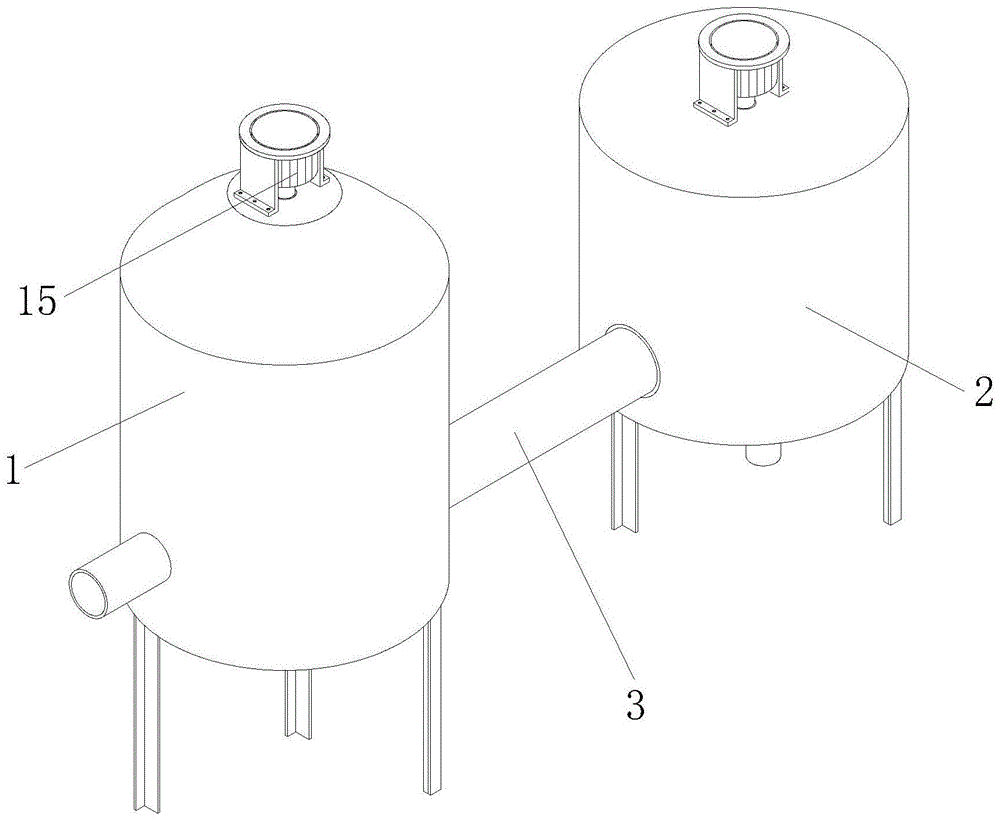 一种污水处理用的多级搅拌装置的制作方法