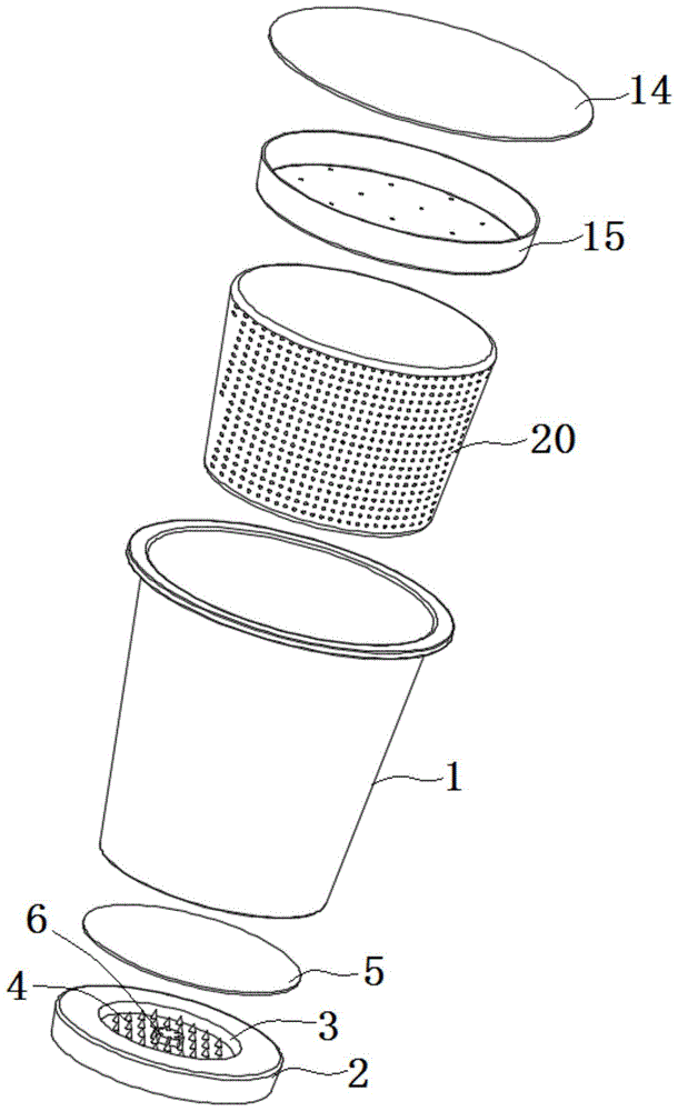 一种可降解单杯饮品容器的制作方法