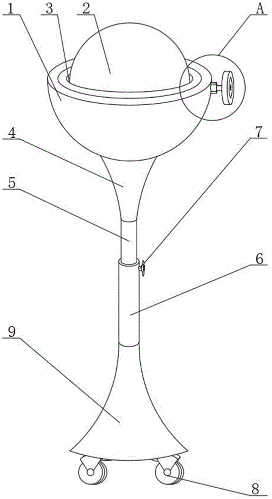 一种便于移动的教学用地貌模型的制作方法