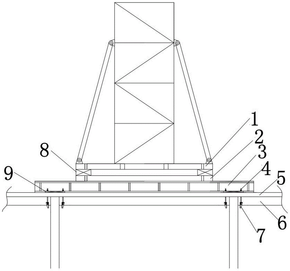 一种塔式起重机用特制底架的制作方法
