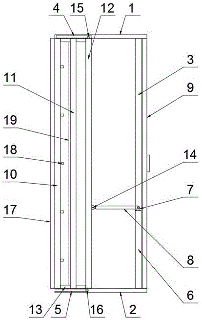 一种可联动开启的三层外墙围护结构的制作方法