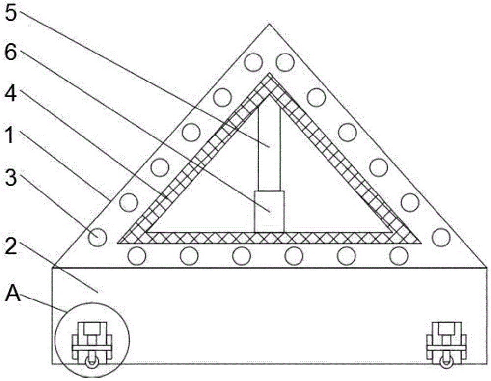 一种平移三角架的制作方法