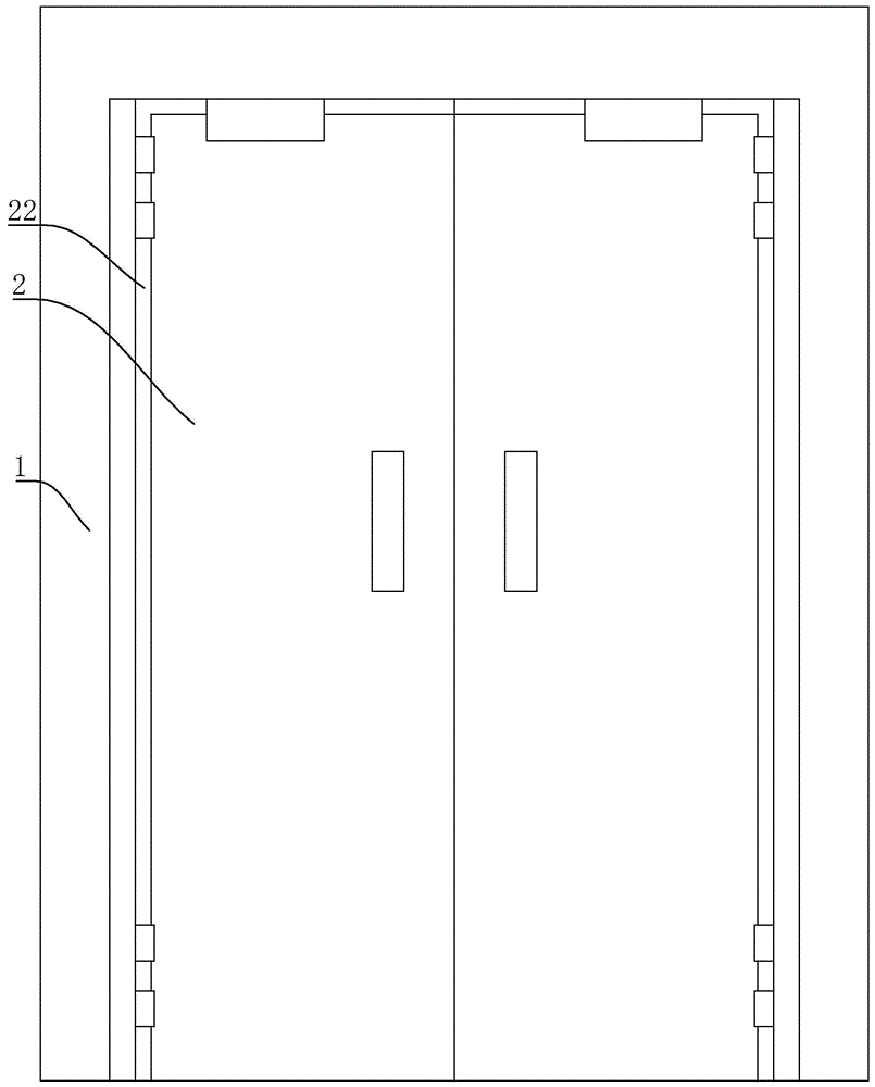 一种无缝闭合隔烟阻燃防火门的制作方法