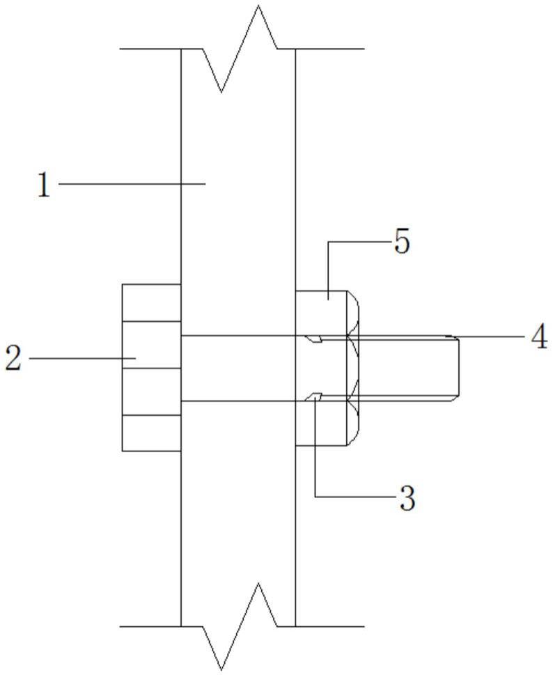 一种钢结构螺栓连接结构