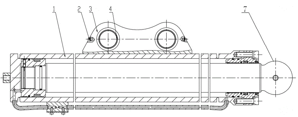 一种支腿油缸用挂板结构、挂板式支腿油缸及工程车辆的制作方法