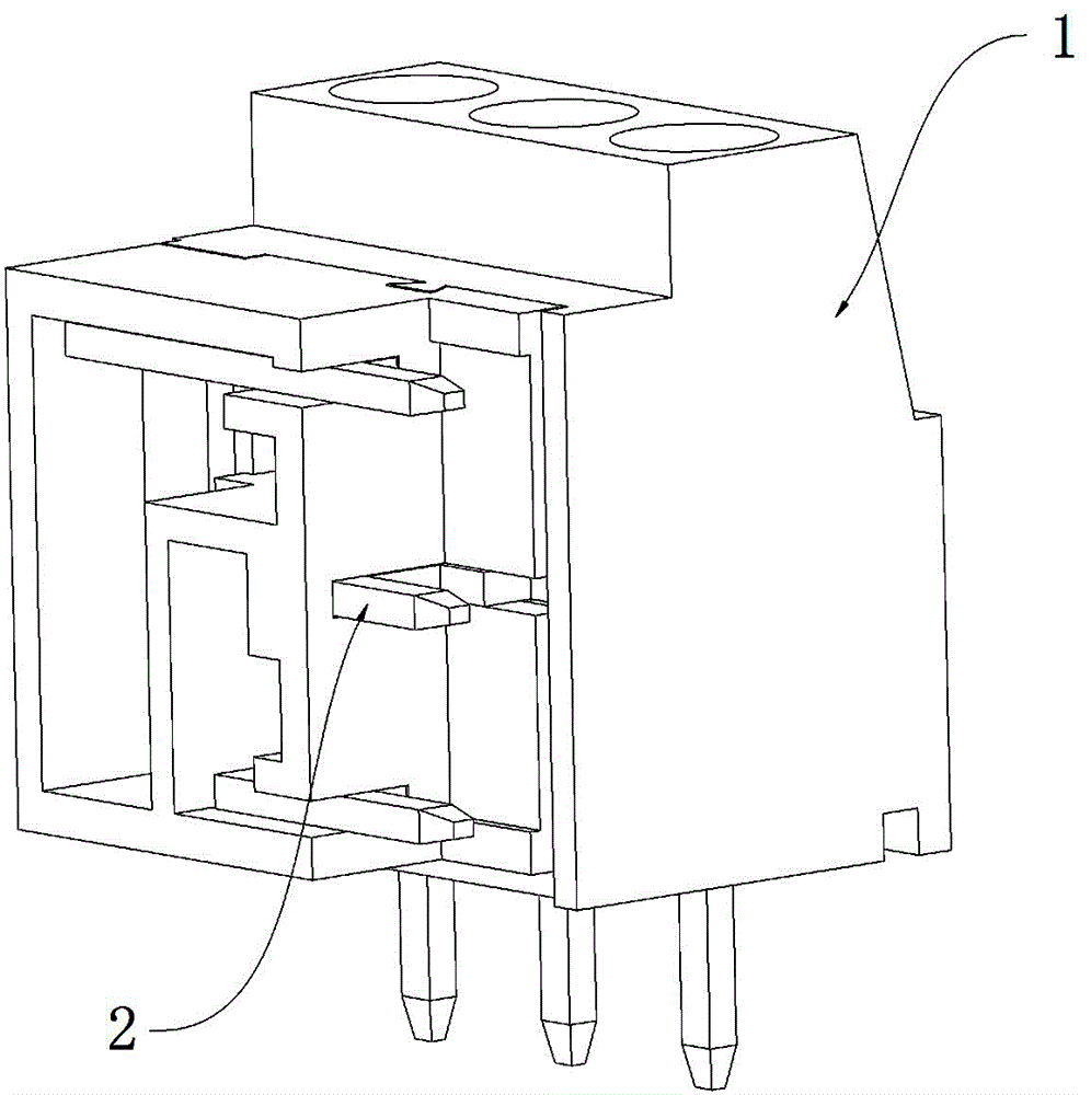 接线端子及侧弯90°的PCB端子连接器的制作方法