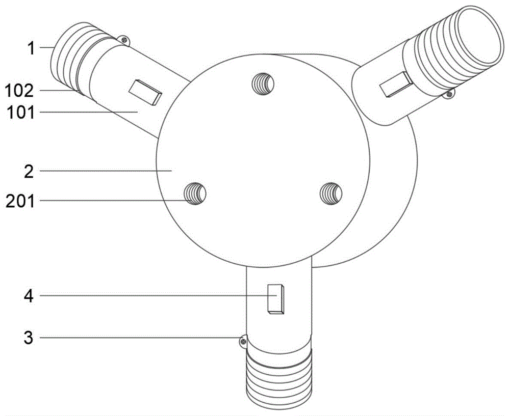 一种Y型三通气动管接头的制作方法