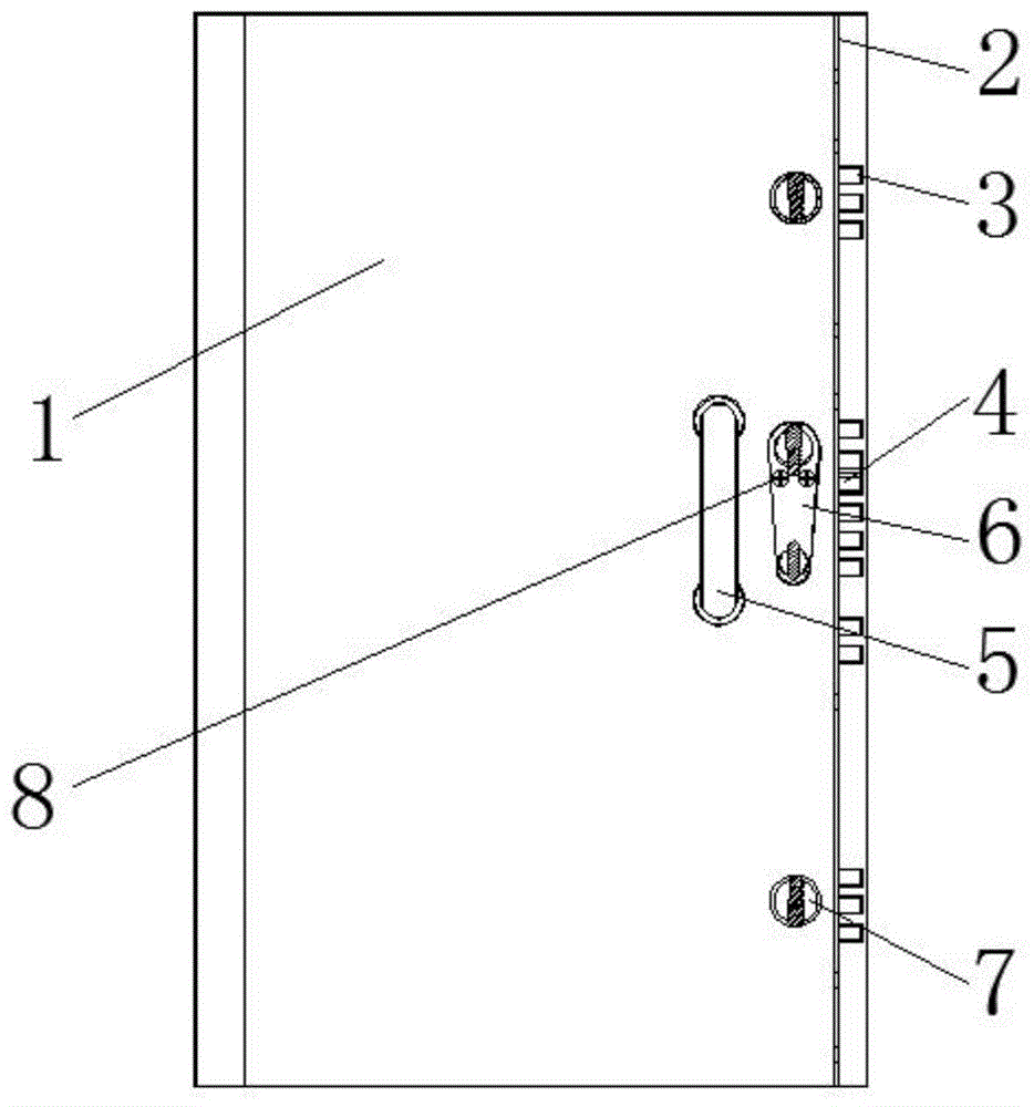 一种防撬槽的制作方法