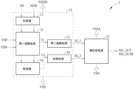 可释放电压应力的电位转换器的制作方法