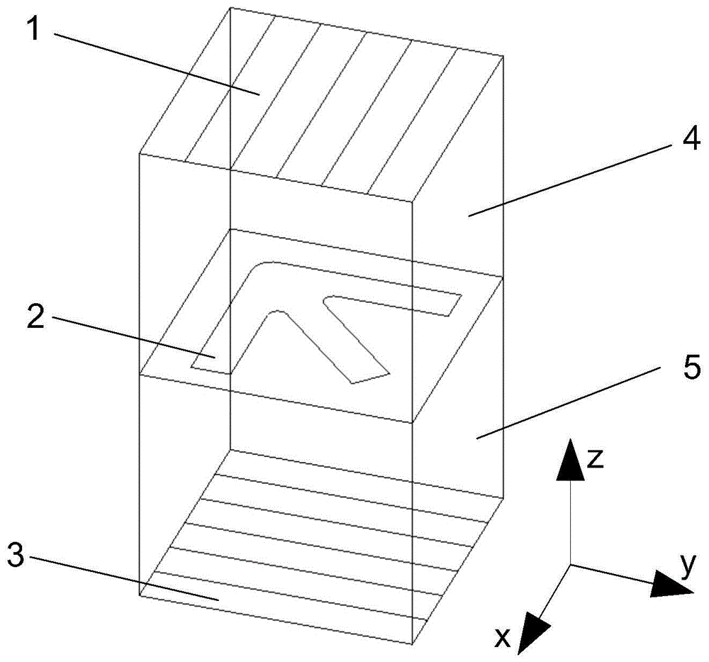 一种太赫兹平面透射阵极化扭转单元的制作方法