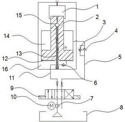 一种超高油压泄压针双单向阀增压系统的制作方法